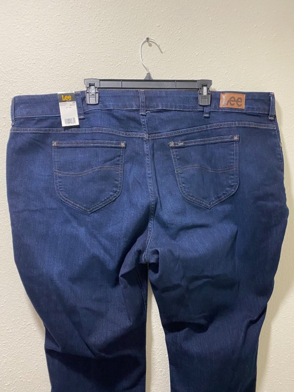 Lee Legendary Plus Straight Leg Jeans Women 28W Mid Rise Dark Blue NWT - Picture 3 of 13